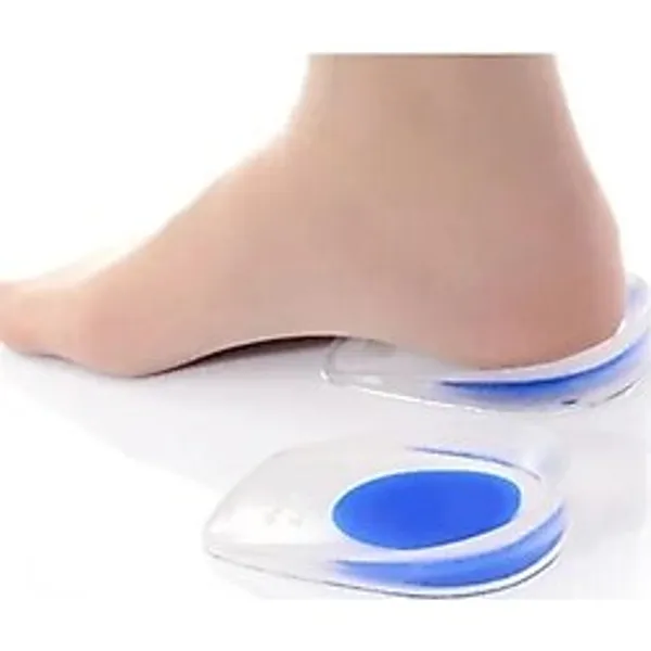 Byanes Topuk Yastığı Topuk Dikeni Çift Yoğunluklu Silikon Comfort Heel Cup Darbe Emici Kaydırmaz Taban