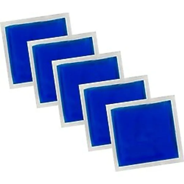 BYBARS 5 Adet Soğuk Sıcak Jel Kompres Termojel 13X13 Cm (5 li paket)