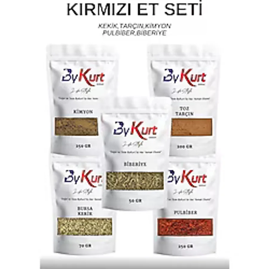 Bykurt Kırmızı Et Seti: Lezzetin En Özel Hali - Mangal Baharat Seti