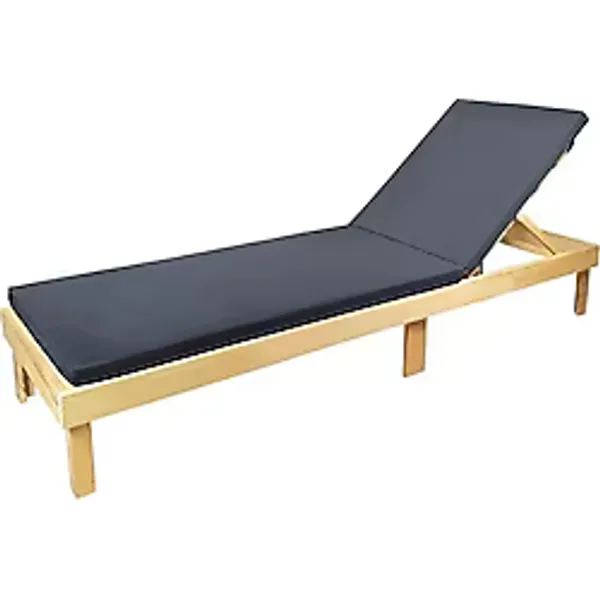 BYSAY TAŞINIR KATLANIR ŞEZLONG MİNDERİ KAMP MİNDERİ SU İTİCİ KUMAŞ FERMUARLI 5 CM(ANTRASİT)