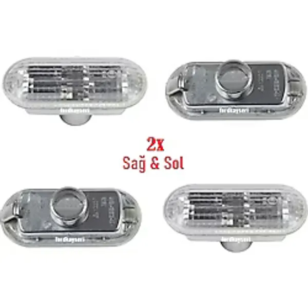 C-max Çamurluk Sinyali Beyaz Sağ-Sol Takım 2 Adet