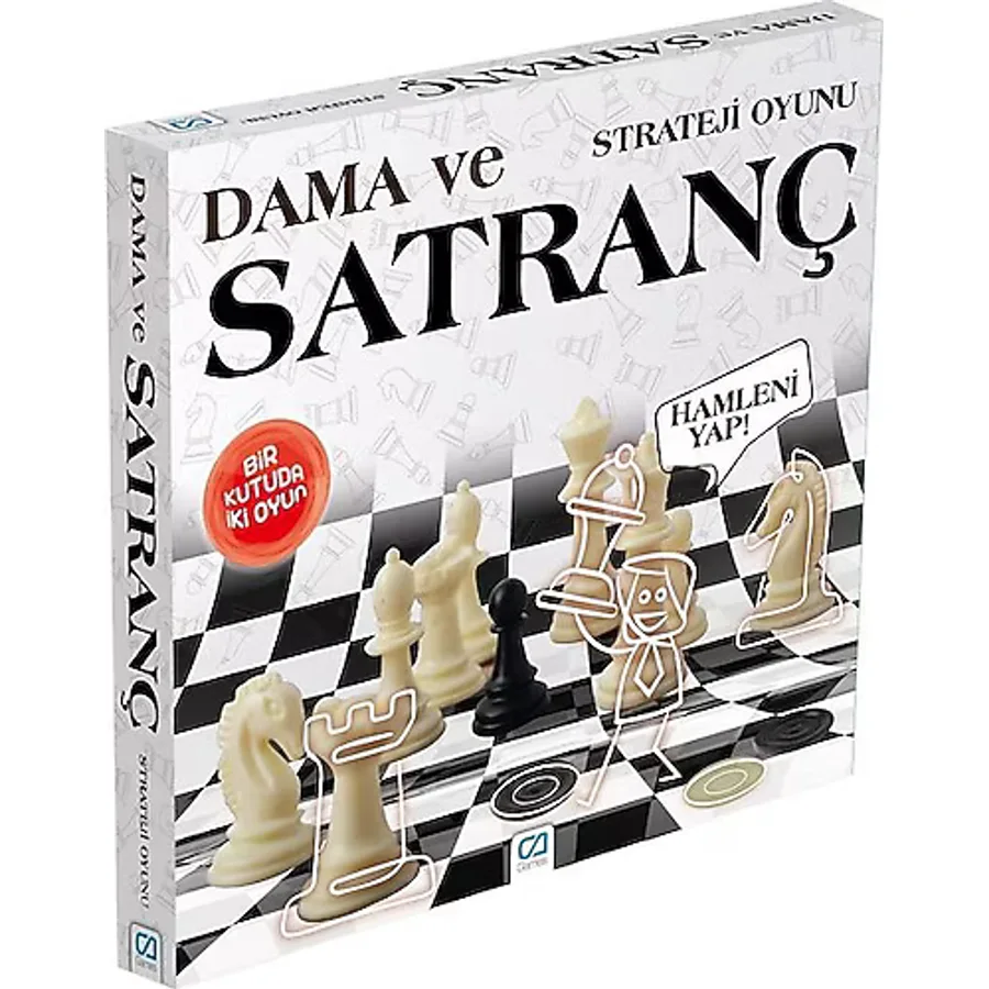 CA Games 5188 Dama ve Satranç Starteji Oyunu