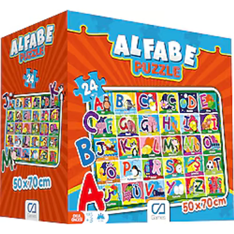 CA Games Alfabe Yer Puzzle 24 Parça 5027