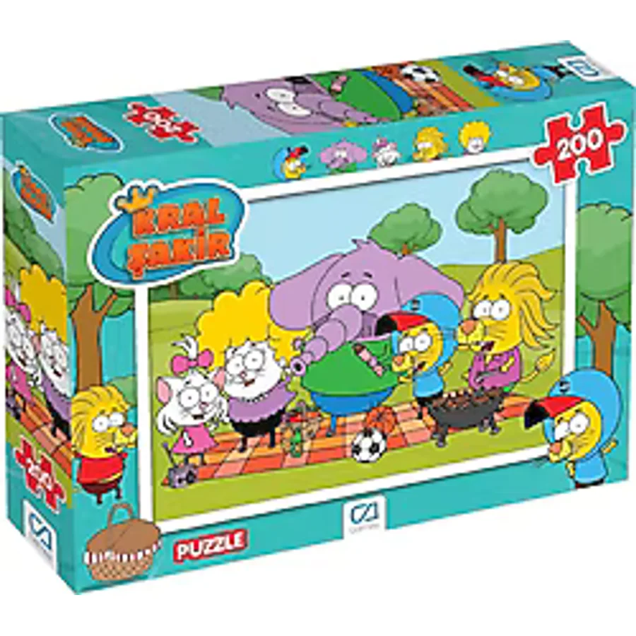 CA Games Kral Şakir 200 Parça Puzzle 6028