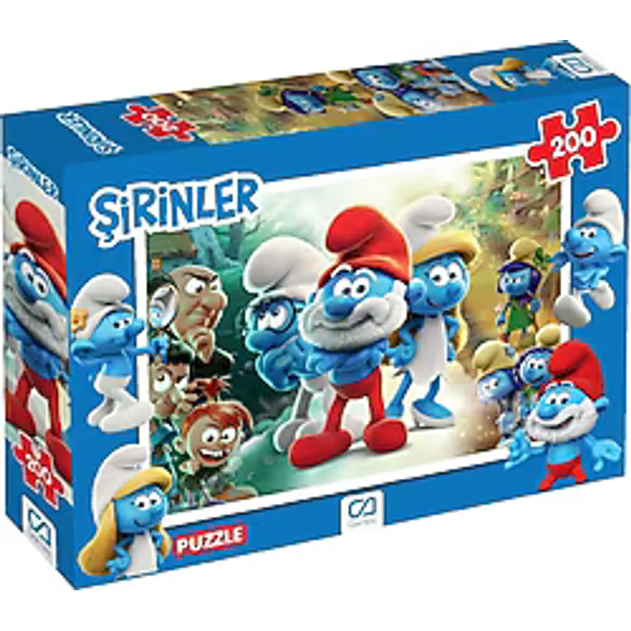 CA Games Şirinler 200 Parça Puzzle