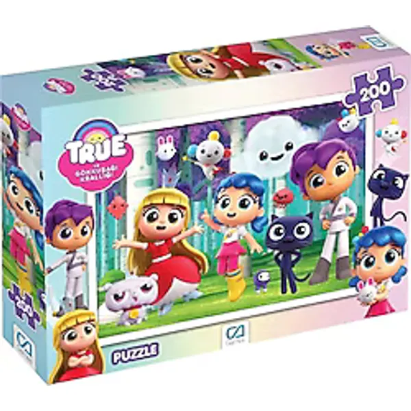 CA Games True ve Gökkuşağı Krallığı 200 Parça Puzzle 6036