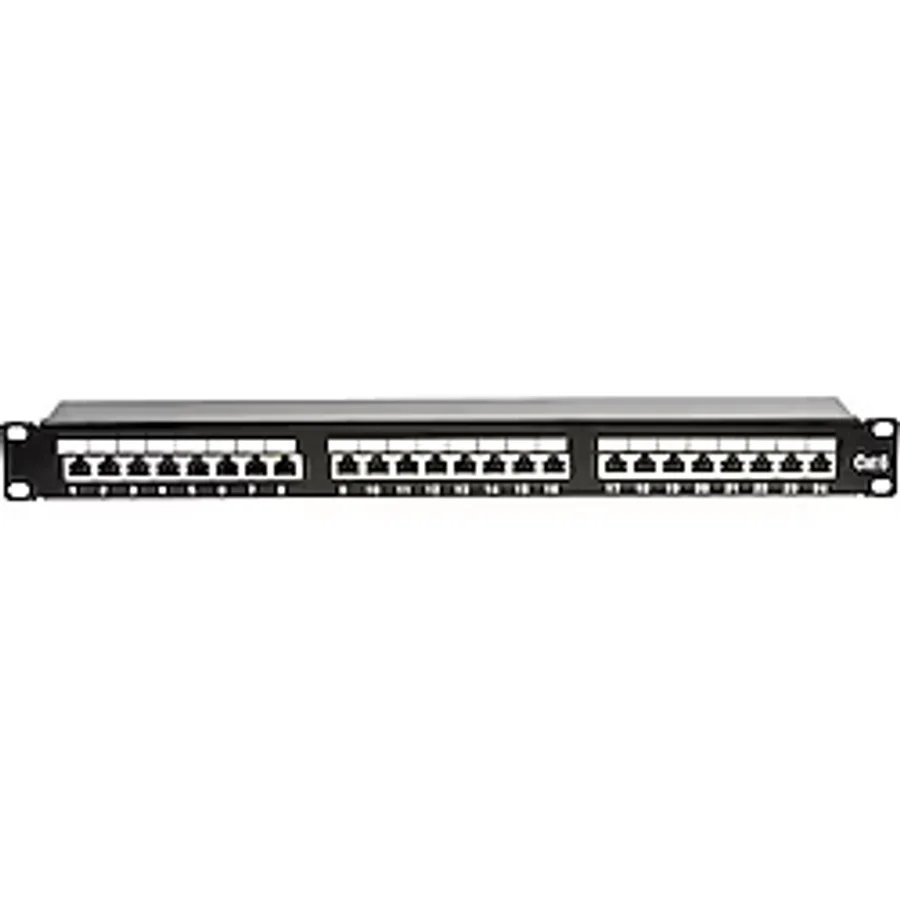 CABEX 24 PORT PATCH PANEL CAT6 UTP 19" 1U