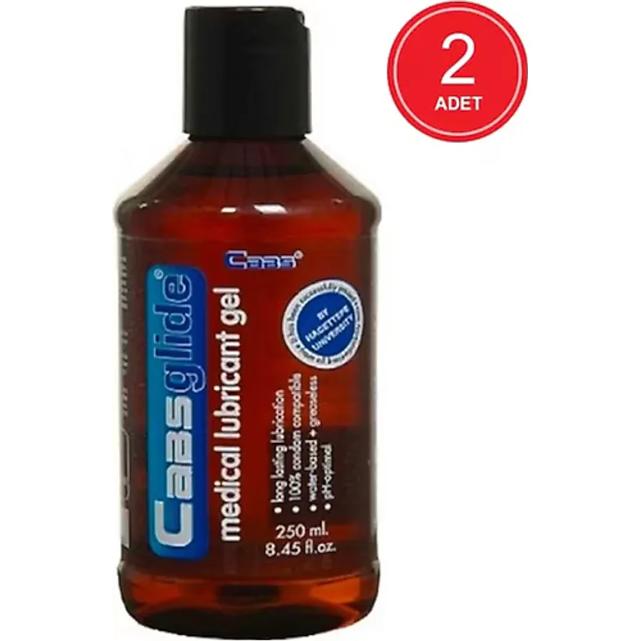 Cabs Glide Su Bazlı Kayganlaştırıcı Jel 2 x 250 ML