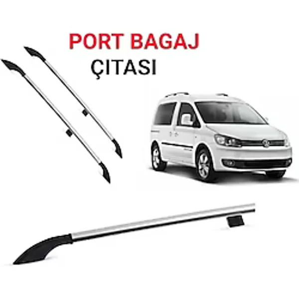 Caddy Kısa Şase Portbagaj Tavan Çitası Gri 2011-2020