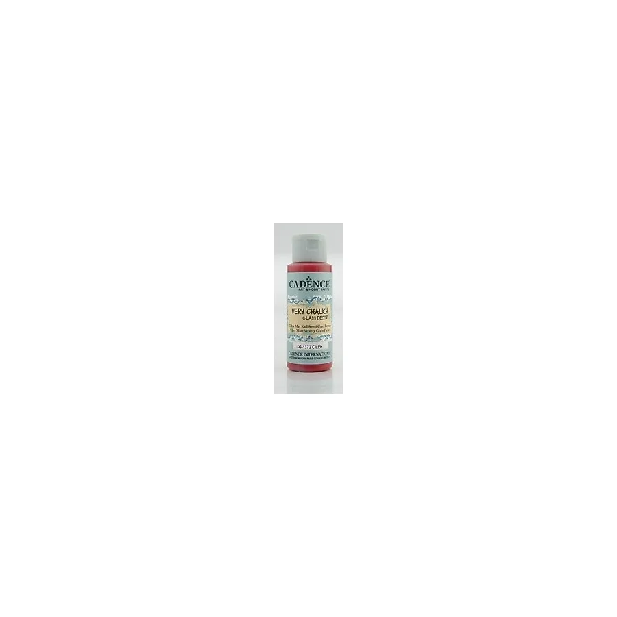 Cadence Çilek Kırmızı - Very Chalky Enamel Cam Seramik Boya 59 ml