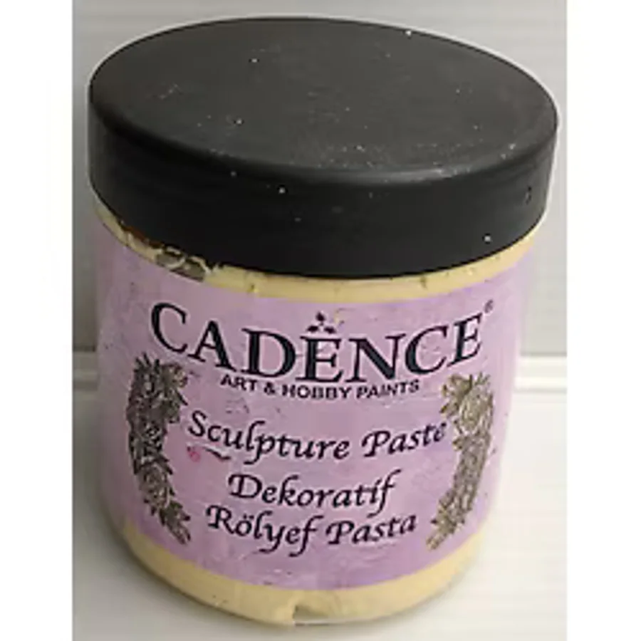 Cadence Dekoratif Rölyef Pasta - 1338 Açık Sarı - 250 ml