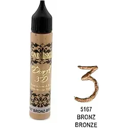 Cadence Dora 3d Boyutlu Boncuk Boya 5167 Bronz