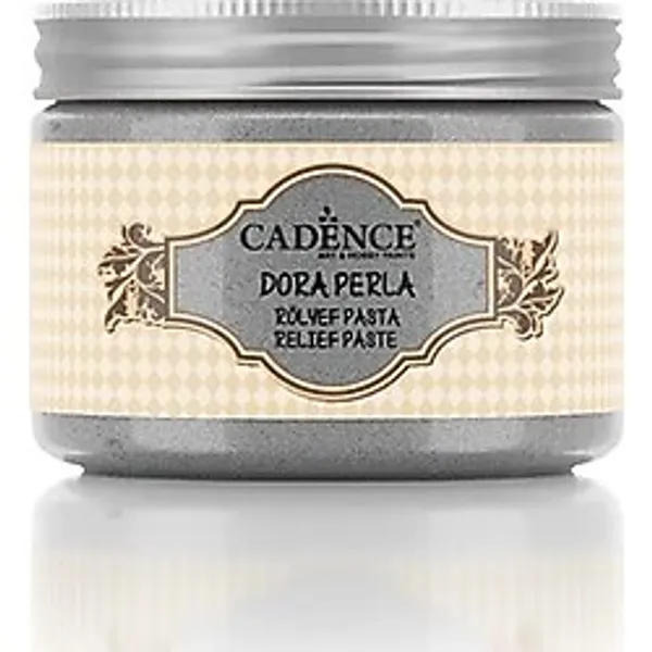 Cadence Dora Perla Rölyef Pasta DR-09 Gümüş 150 ml