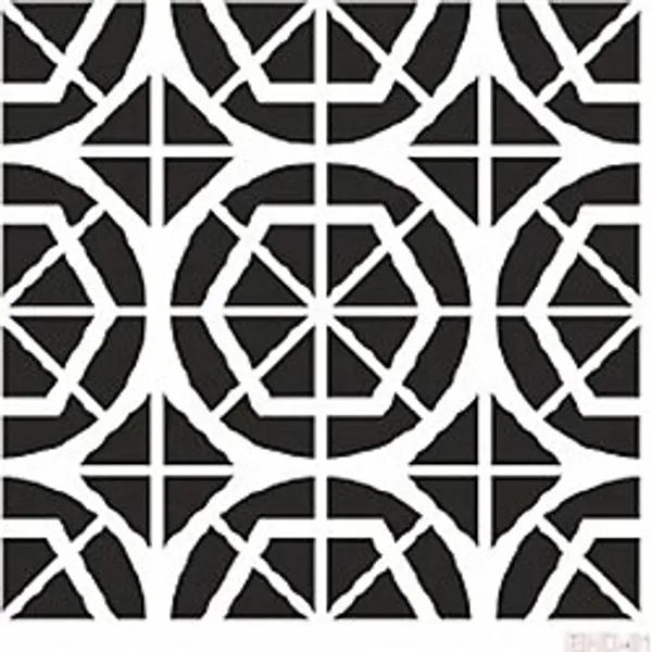 Cadence Duvar Stencıl Şablon 45x45cm Ehd-01 Stencıl Şablon
