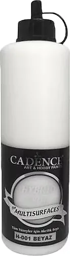 Cadence Hybrid Multisurfaces 500 ml H-001 Beyaz Akrilik Boya
