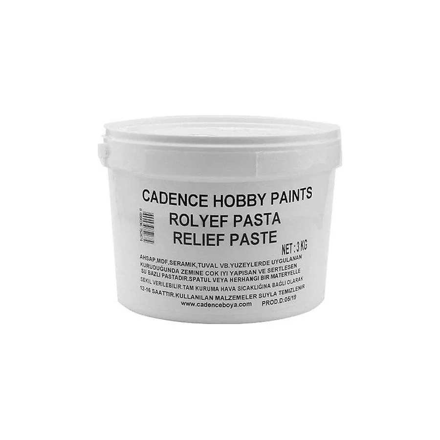 Cadence Klasik 3 kg Rölyef Pasta