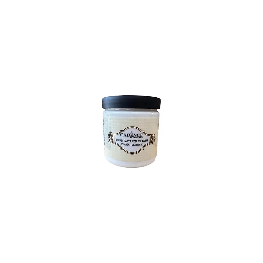Cadence Klasik Rölyef Pasta 850 gr Kokusuz Yüksek Kapatıcılık Sanatsal Uygulamalar için