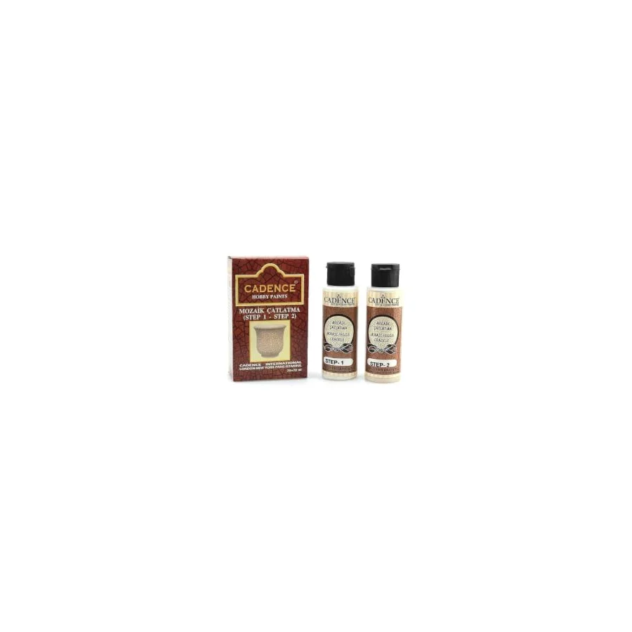 Cadence Mozaik Çatlatma (Step 1 - Step 2) 70 + 70 ml