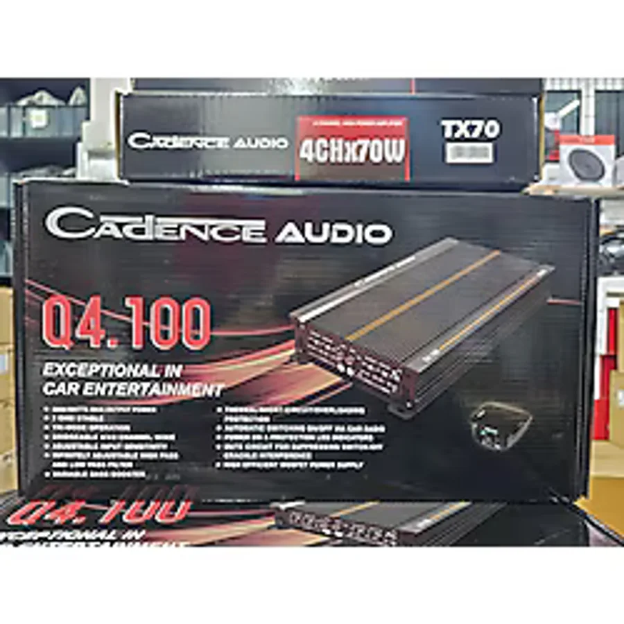 Cadence Q4.100 ANFİ 4X100 RMS AB CLAS ANFİ BAS KONTROLLÜ