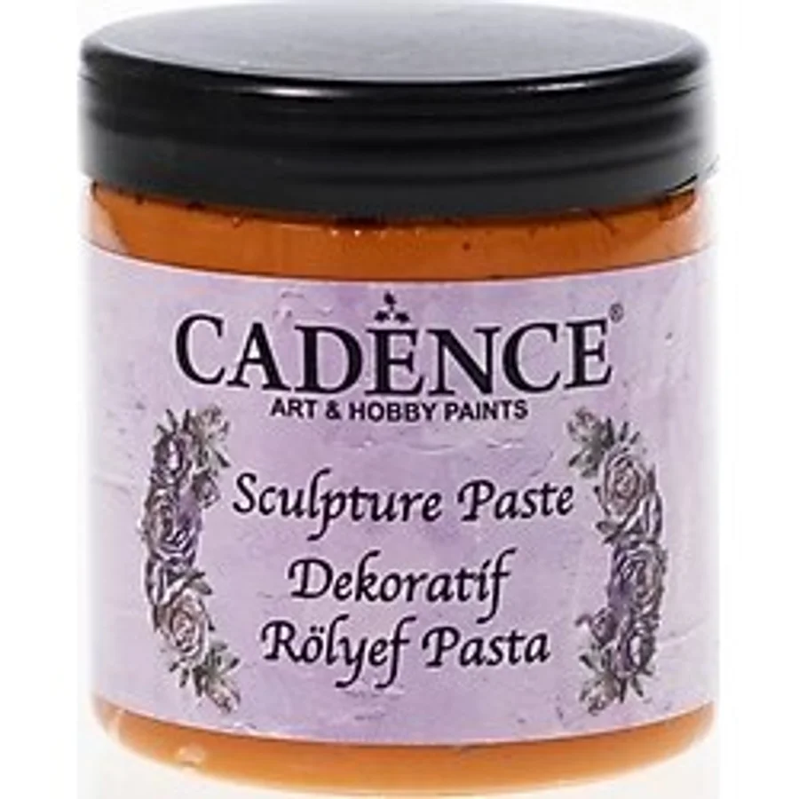Cadence Sculpture Rölyef Pasta 6817 Turuncu 250ml