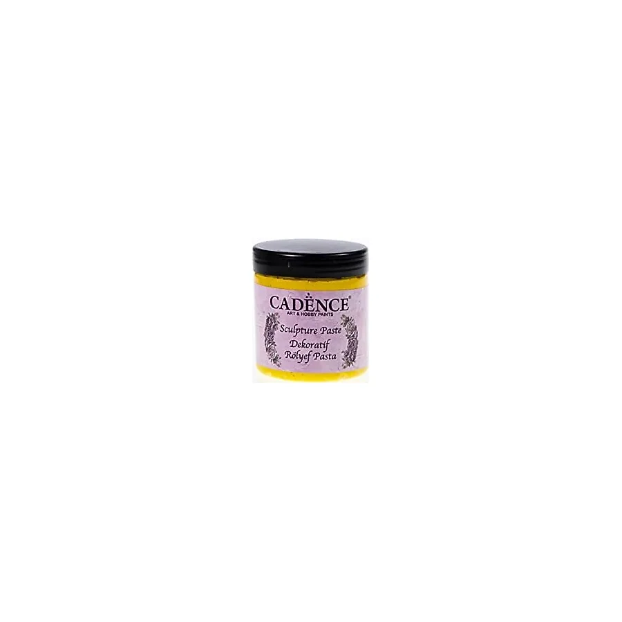 Cadence Sculpture Rölyef Pasta 6855 Sarı 250ml