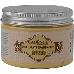 Cadence Style Matt Shabby Chic Rölyef Pasta AÇIK SARI