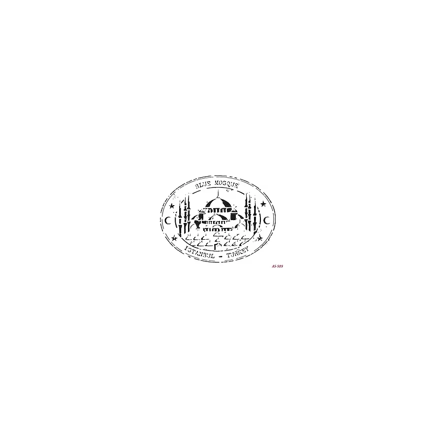 Cadence Sultanahmet Cami Cadence A4 Stencil As589 Şeffaf Tek Ebat