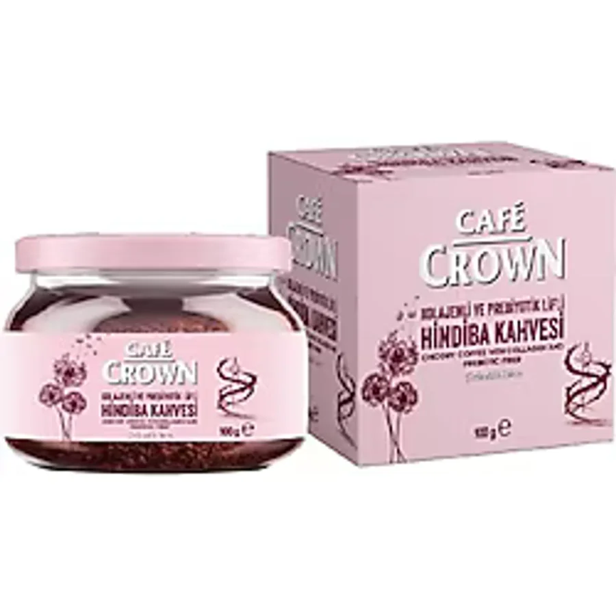 Cafe Crown Kolajenli ve Prebiyotik Lifli Hindiba Kahvesi 100 Gr.