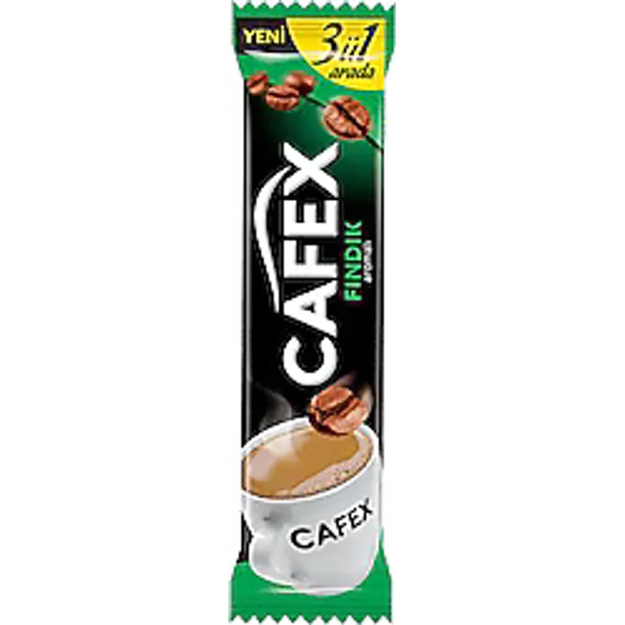 Cafex 3'ü 1 Arada 18 gr Fındıklı Kahve