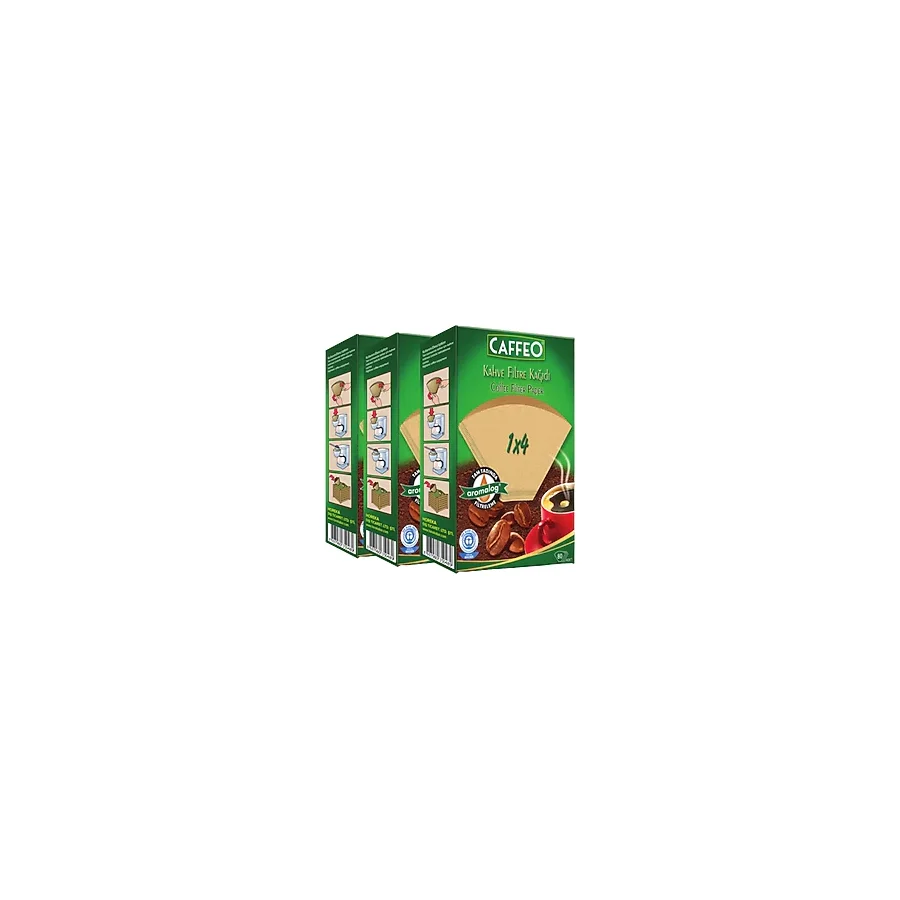 Caffeo 1x4 80'li 3 Adet Filtre Kahve Kağıdı