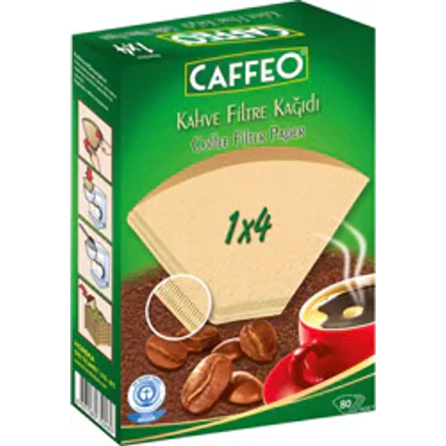 Caffeo 1x4 80'li Filtre Kahve Kağıdı