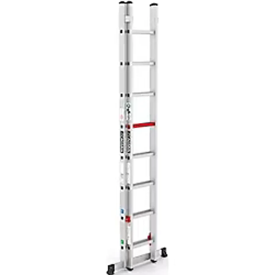 Çağsan 2x8 Basamaklı İki Parçalı Alüminyum Merdiven (TS6050)