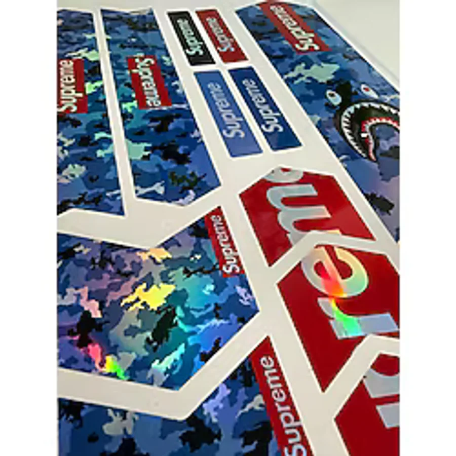 Cakaybu Bisiklet Sticker Seti 12 Parça - Renkli Maşa Kadro Etiketi Hologram