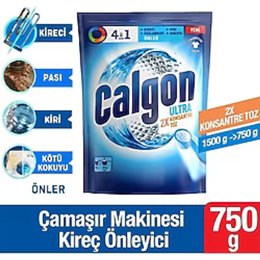 Calgon Toz 4Un1 Ultra Konsantre 750 Gr