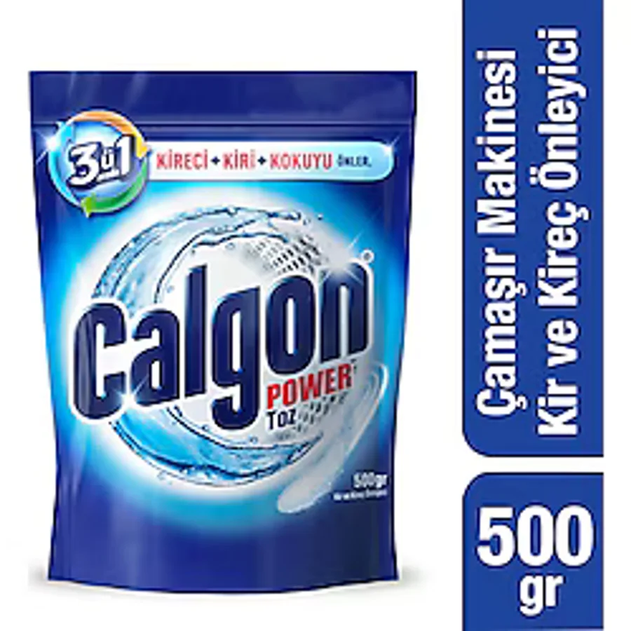 Calgon Toz 500 gr 4'lü Paket Kireç Önleyici