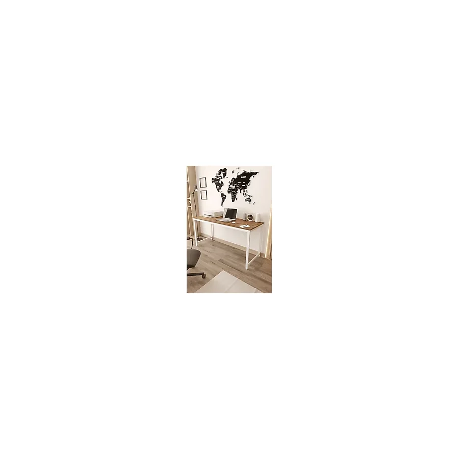 Çalışma Bilgisayar Ofis Masası 60x160 Cm Atlantik Çam -beyaz Atlantik - Beyaz