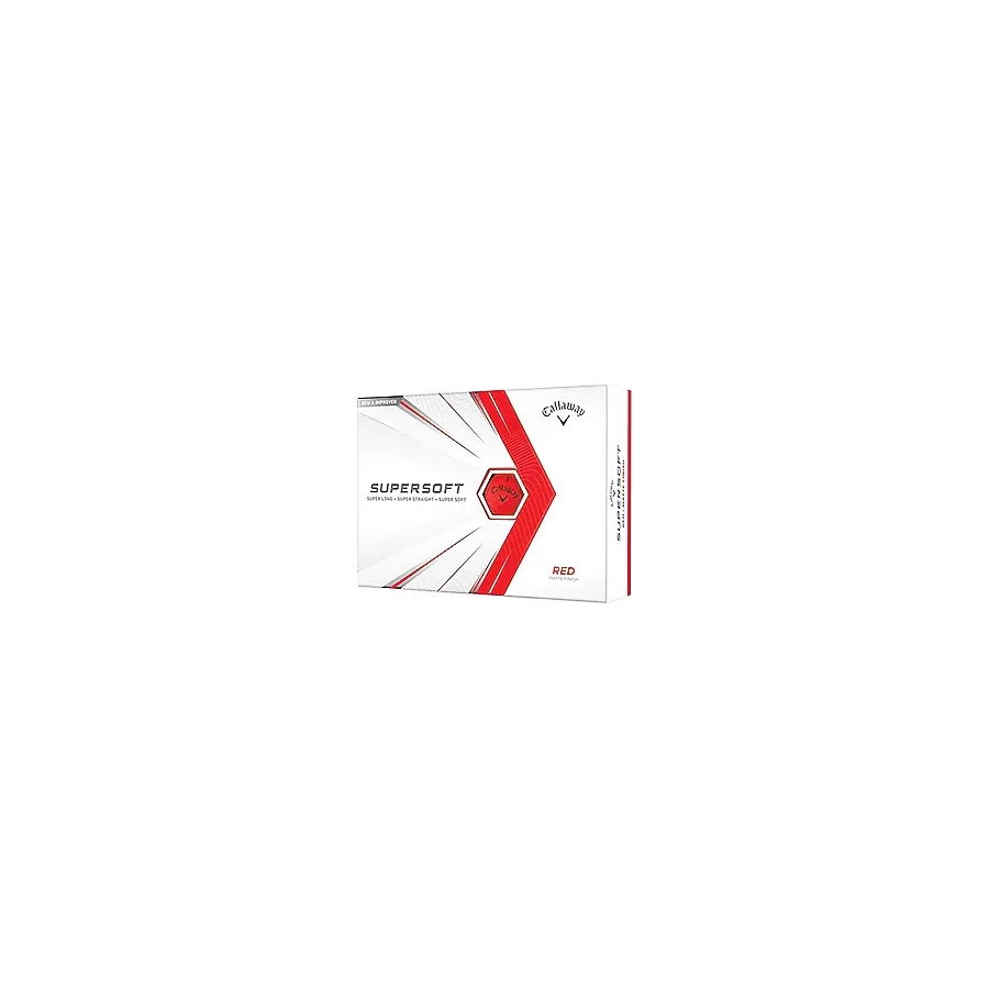 Callaway Bl Cg Supersoft Red Golf Ball