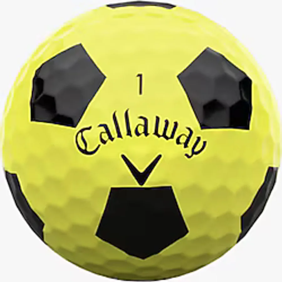 Callaway ERC Yumuşak Golf Topu Sarı Siyah - 3'lü