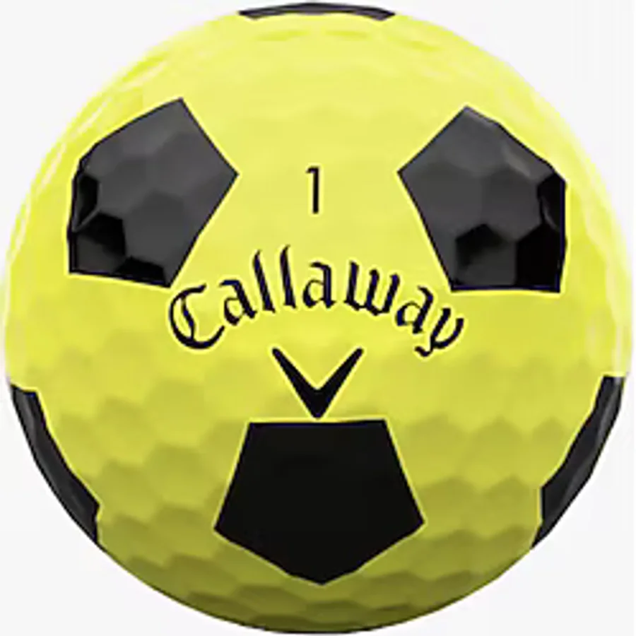 Callaway ERC Yumuşak Golf Topu Sarı Siyah - 3'lü