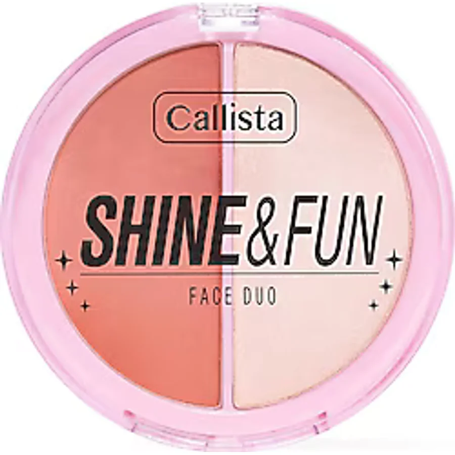 Callista Shine & Fun Face Duo 140 Good Company Allık ve Aydınlatıcı Paleti