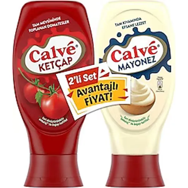 Calve 430 gr Ketçap + 380 gr Mayonez