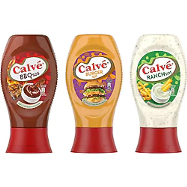 Calve BBQ - Burger - Ranch Sos 3 lü Karma Paket