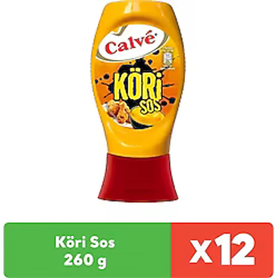 Calve Köri Sos 260 gr x 12 Adet