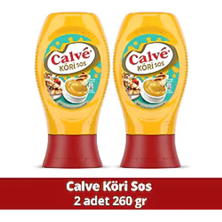 Calve Köri Sos 260 GR x 2 Adet