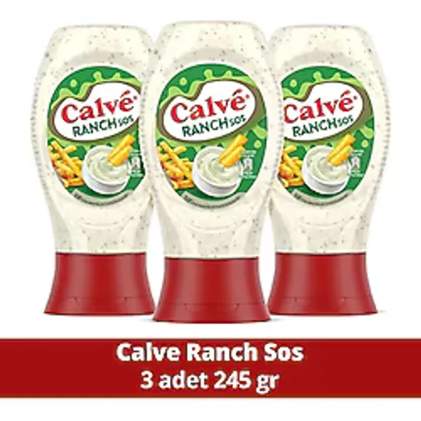 Calve Ranch Sos 245 gr - (3 Adet)