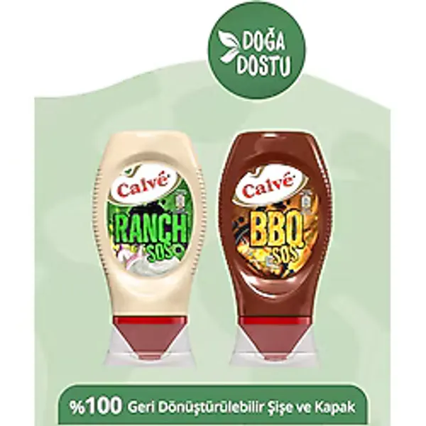 Calve Ranch Sos 245 GR & Barbekü Sos 290 GR