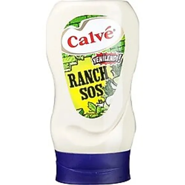 Calve Ranch Sos 245G - Salatalar Ve Kızartmalar İçin Kremalı Lezzet