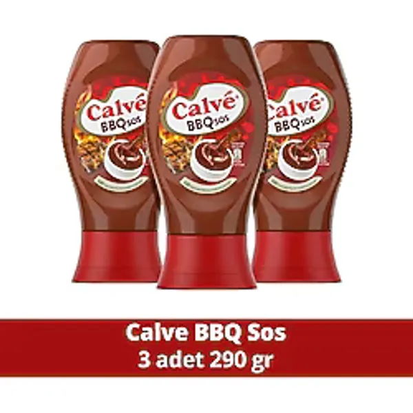 Calve Sos Barbekü 290 gr X3 Adet