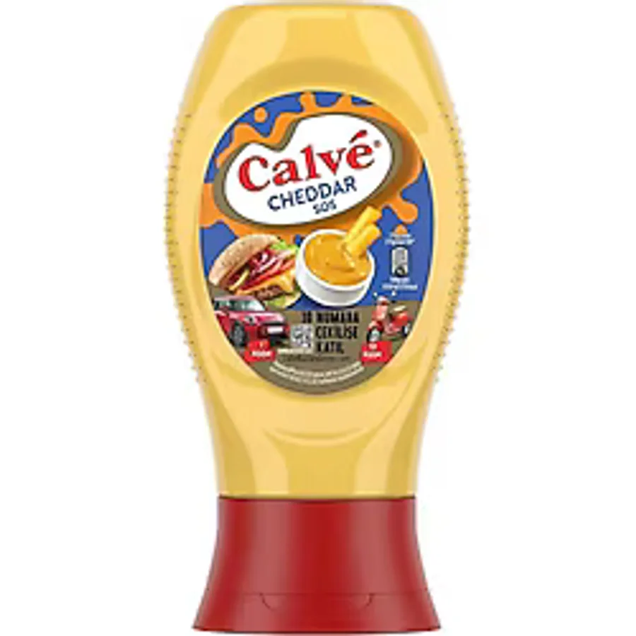 Calve Soslar Cheddar Sos 240 Gr 4 Adet