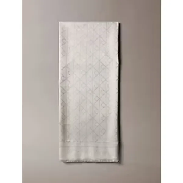 Calvin Klein Amblem Tamamı Baskılı Parlak Ton Sür Ton Kadın Gri Şal LV04F8062G-QBV